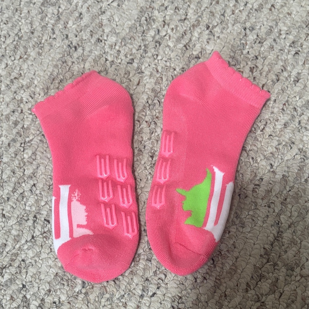 Pink Non-Slip Socks